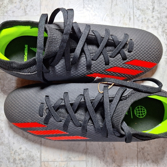 ADIDAS KIDS X SPEEDPORTAL.3 FG BLACK/SOLAR RED - Size 5 - Picture 5 of 8